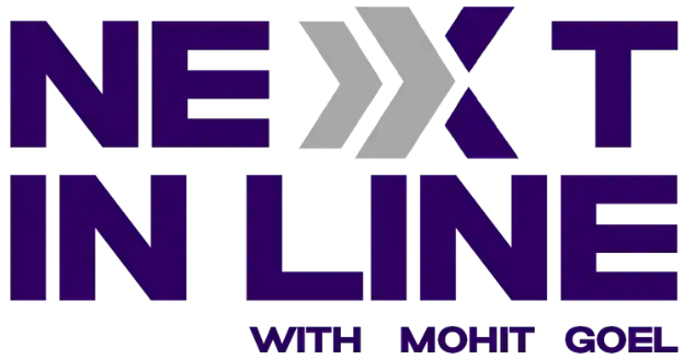 Next In Line with Mohit Goel logo